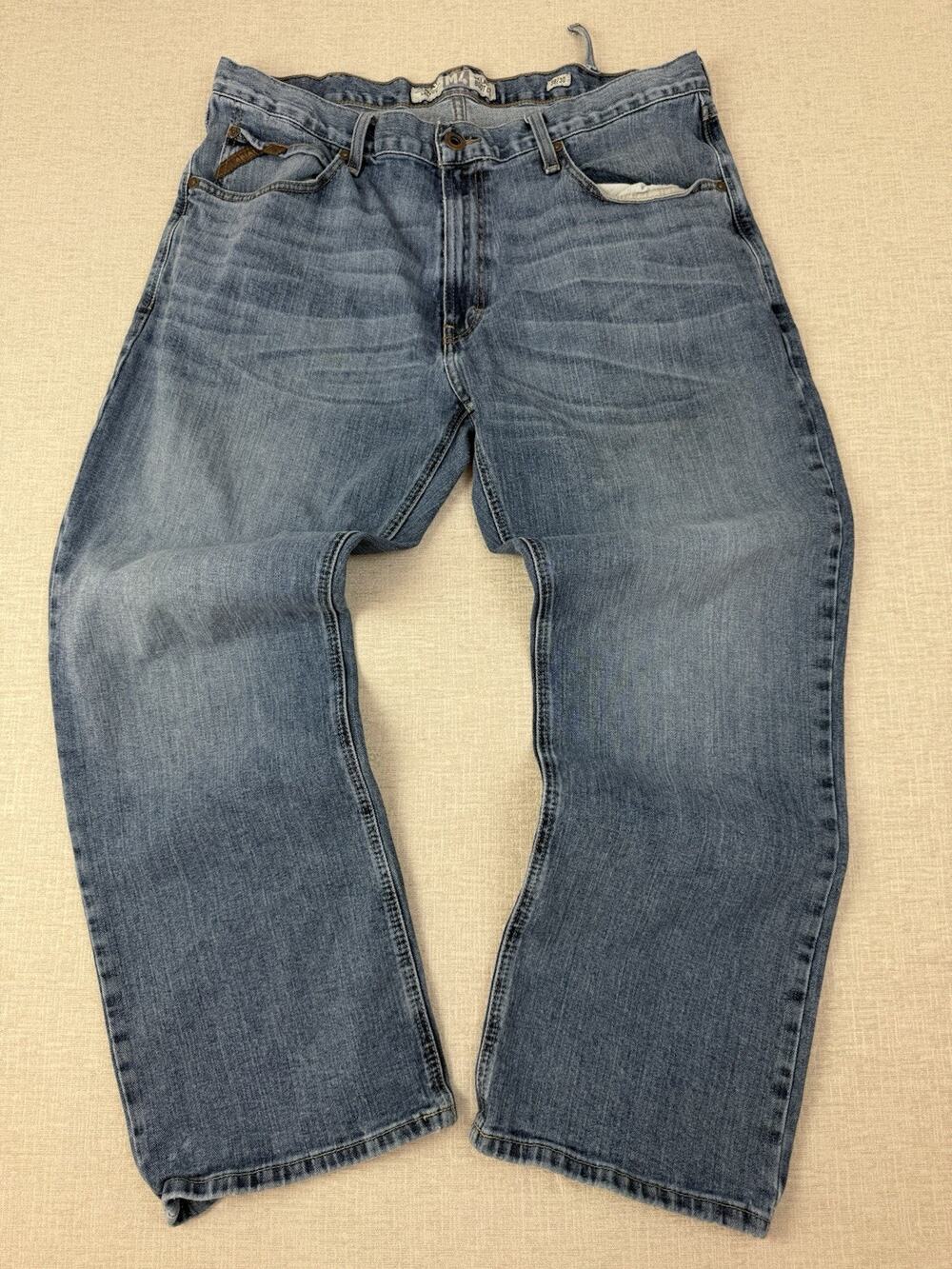 Ariat M4 Legacy Relaxed Boot Cut Jeans Mens 38x30 Medium Wash Western Denim